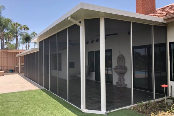 IMG_3837 Patio enclosure installed in San Diego to create a comfortable, weather protected outdoor room