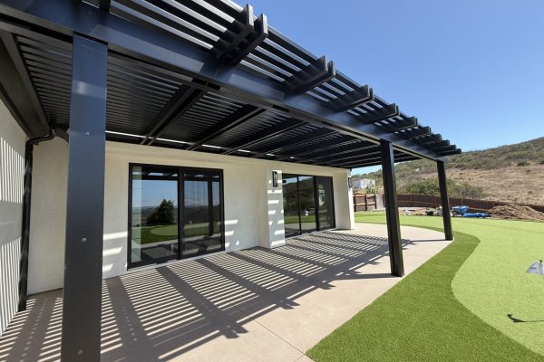 IMG_6584 Patio cover installation in San Diego designed to provide shade and upgrade outdoor living